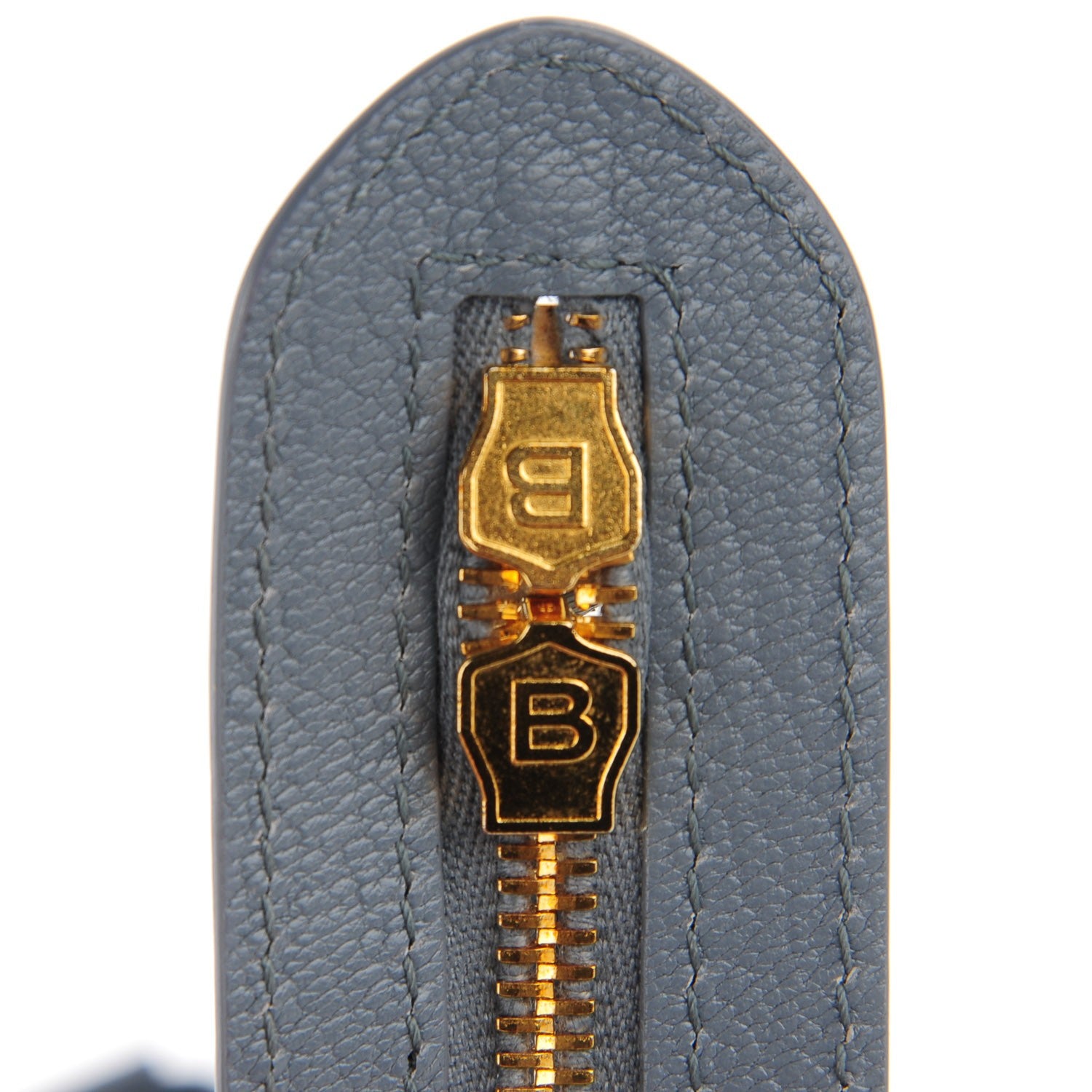 Balenciaga Chevre Gold Metallic Edge Hardware Town Bleu Acier 7 of 14