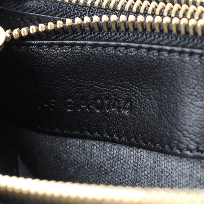 Celine Lambskin Small Trio Crossbody Bag Black 9 of 9