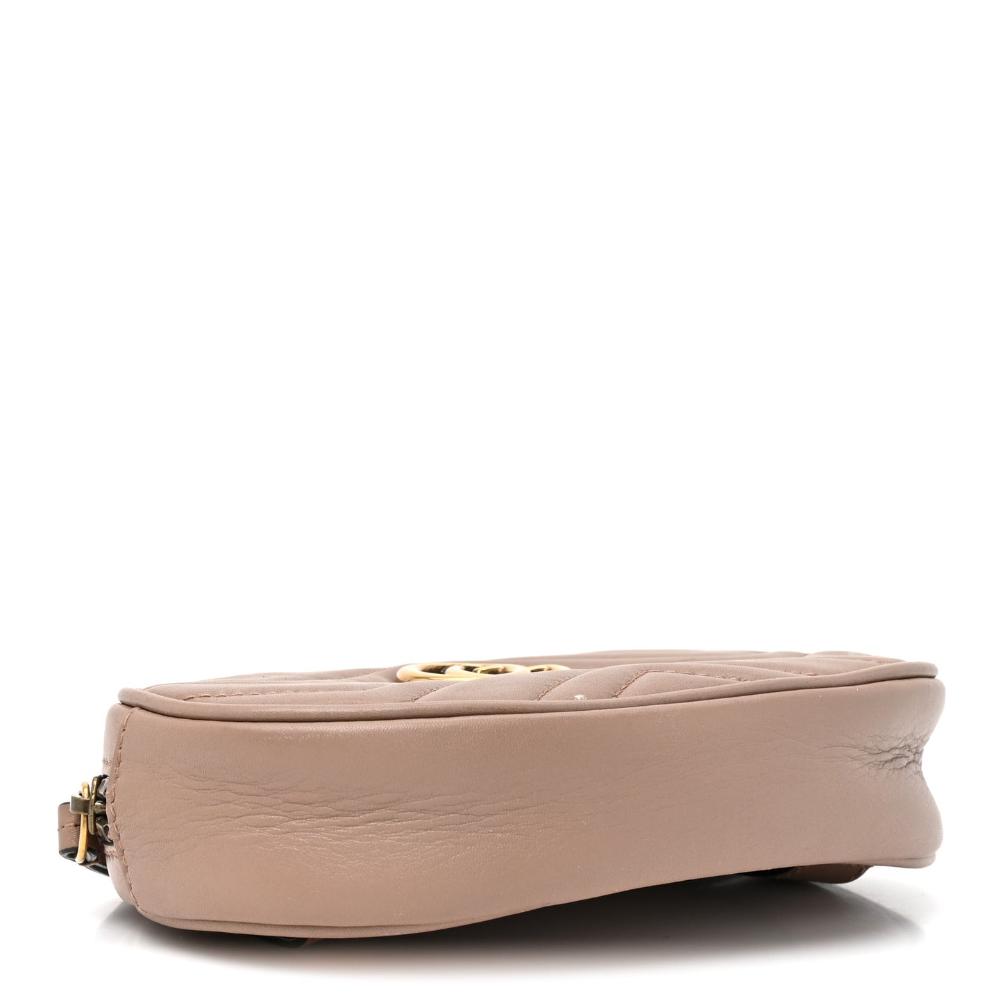 Calfskin Matelasse GG Marmont Belt Bag 95 38 95 38 Porcelain Rose