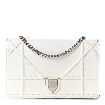 Christian Dior Grained Calfskin Diorama Wallet on Chain Pouch 1 of 5