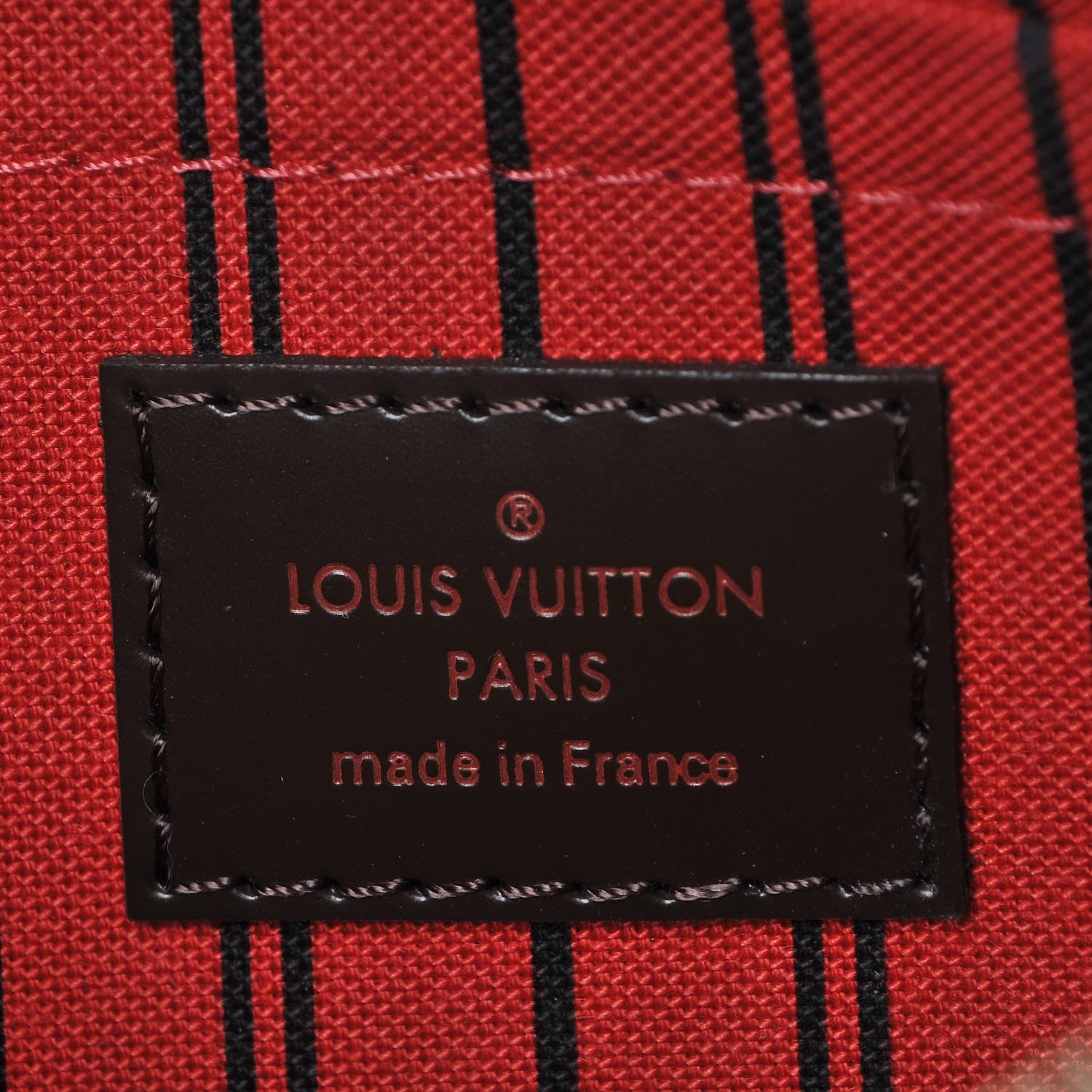 Louis Vuitton Damier Ebene Neverfull MM GM Pochette 5 of 7