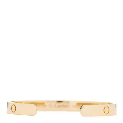Cartier 18K Yellow Gold LOVE Cuff Bracelet 17 3 of 3