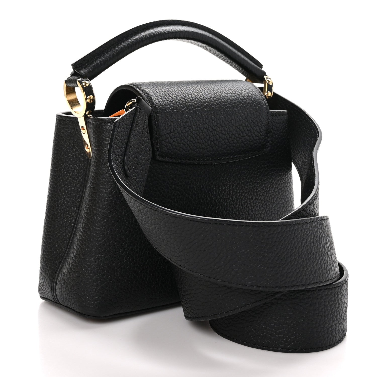 Louis Vuitton Taurillon Mini Capucines Black 3 of 10