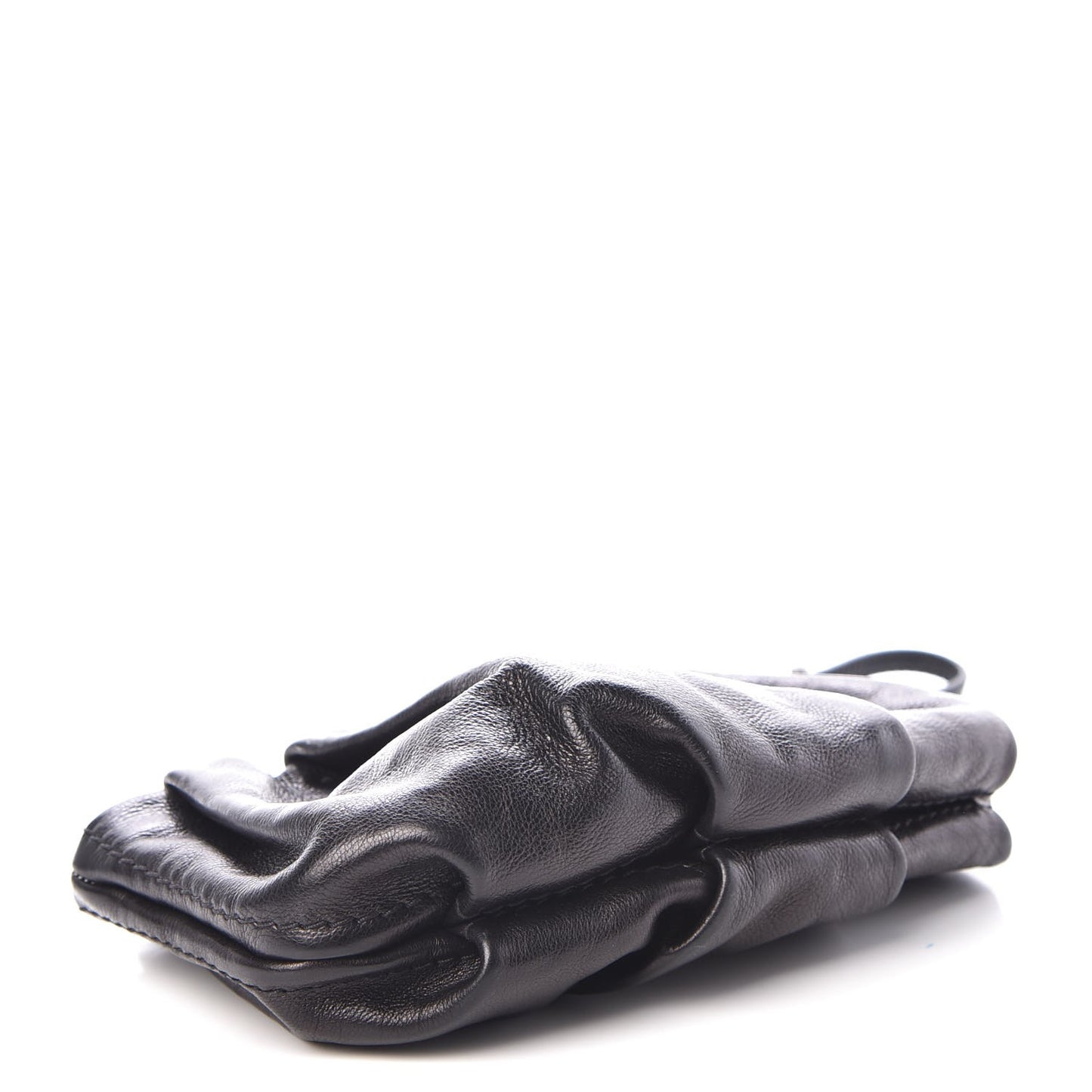 Nappa Mordore Wristlet Clutch Black