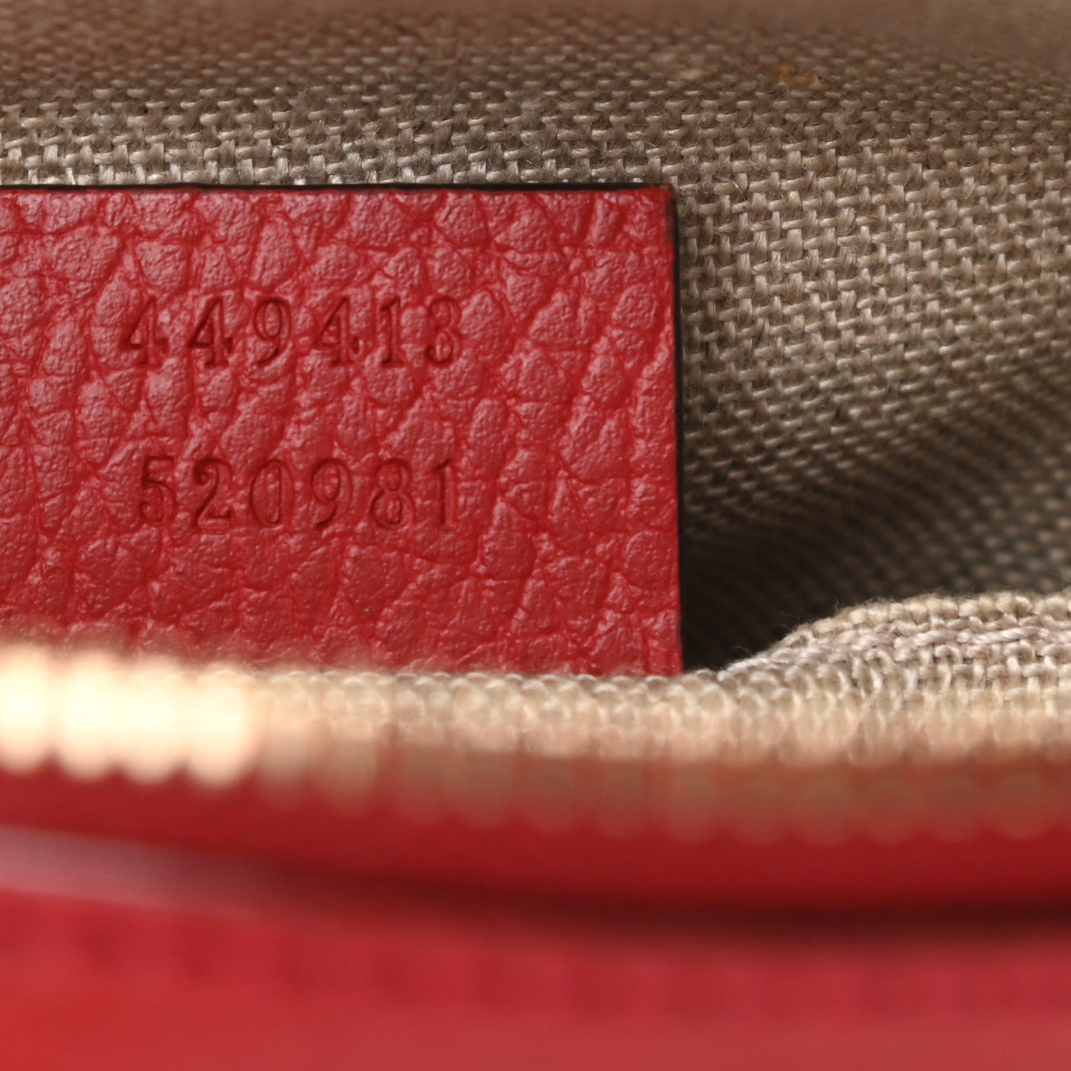 Gucci Monogram Mini Bree Messenger Bag Red 7 of 10