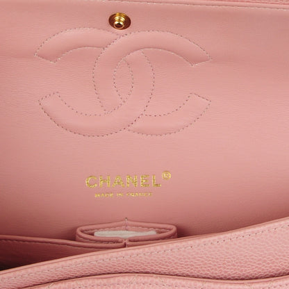 Chanel Caviar Quilted Medium Double Flap Pink 7 of 10
