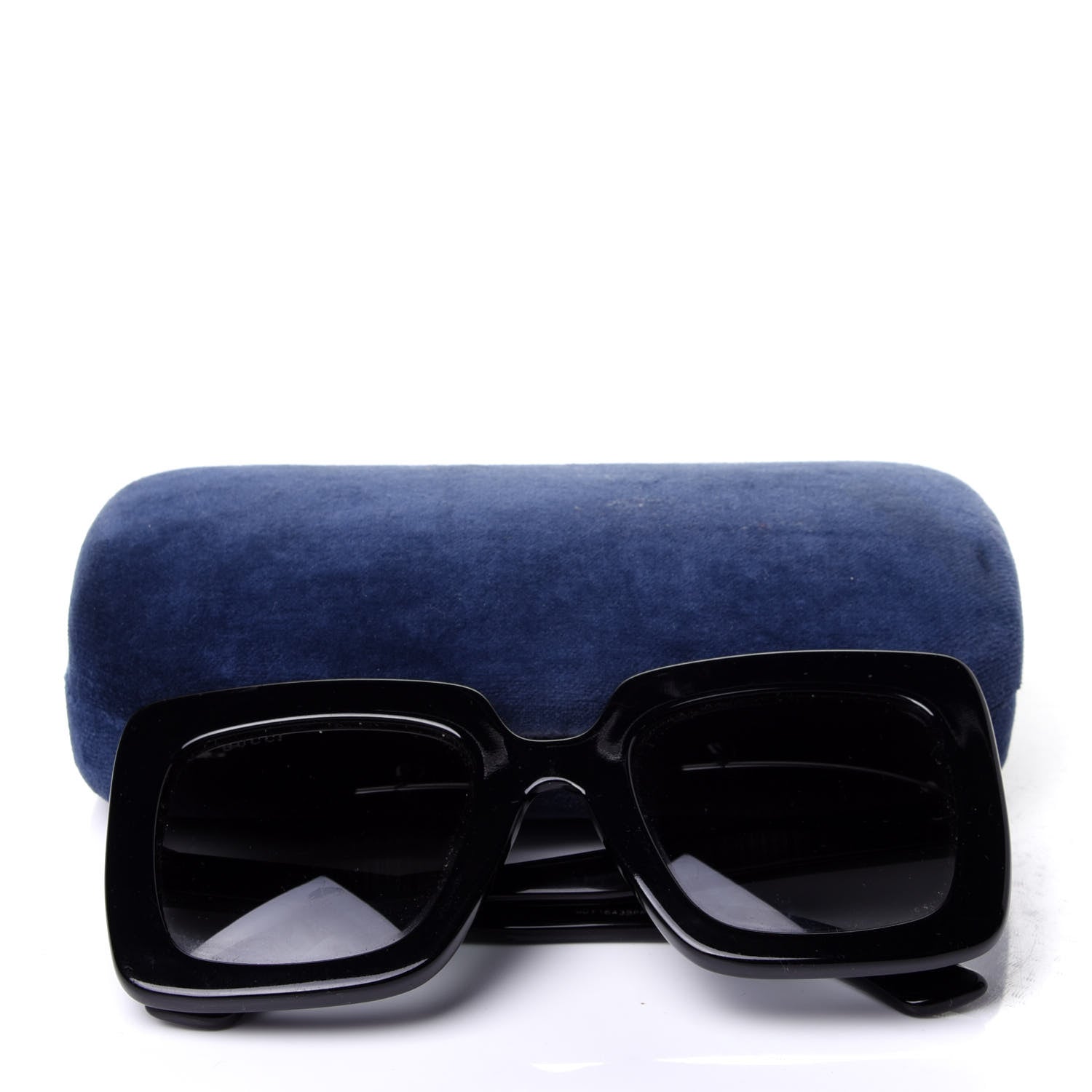 Gucci Acetate Square Frame Sunglasses GG0053S Black 8 of 8