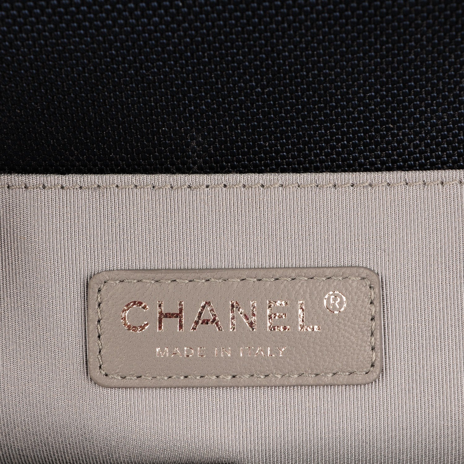 Chanel Canvas Quilted Medium Fluo Boy Flap Dark Navy Fuchsia Grey 6 of 7