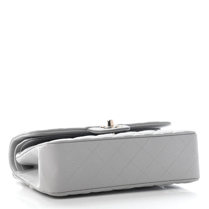 Chanel Caviar Quilted Small Double Flap Grey 4 of 9
