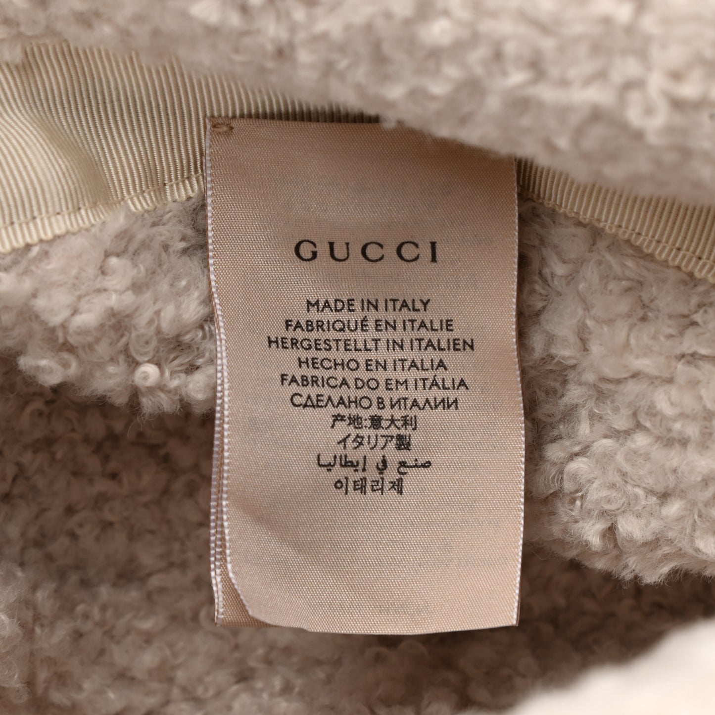 X KEN SCOTT Canvas Shearling Floral Print Cap Hat L Multicolor