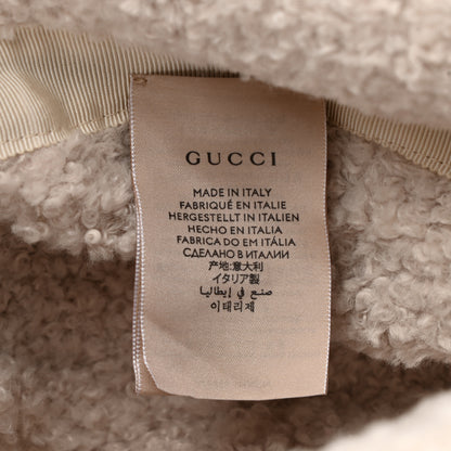 Gucci X KEN SCOTT Canvas Shearling Floral Print Cap Hat L Multicolor 9 of 12