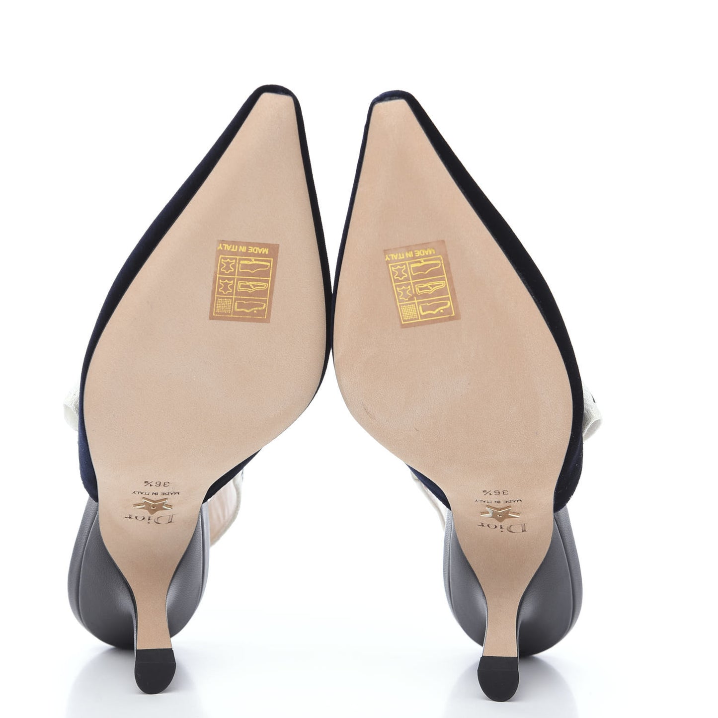 Velvet Ribbon J'Adoir Slingback 65mm Pumps 36.5 Deep Blue