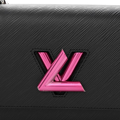 Louis Vuitton Epi Twist Shoulder Bag MM Black Rose 7 of 10