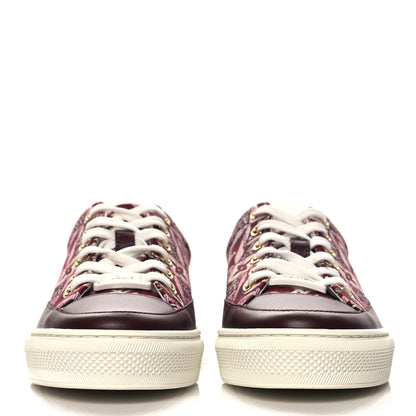 Louis Vuitton Jacquard Since 1854 Stellar Sneakers 35.5 Bordeaux 3 of 8