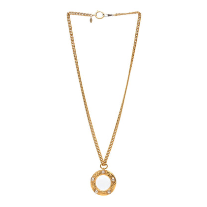 Chanel Loupe Magnifying Glass Necklace Gold 3 of 4