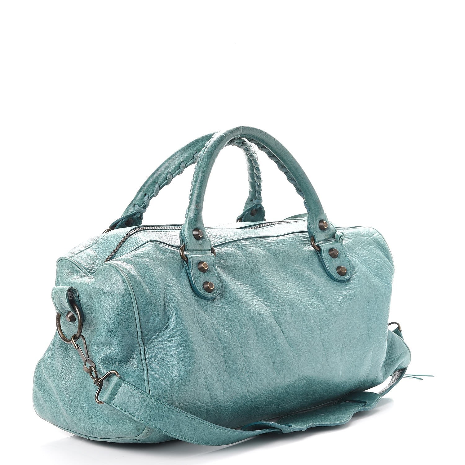 Balenciaga Chevre Classic Hardware Twiggy Aquamarine 3 of 11