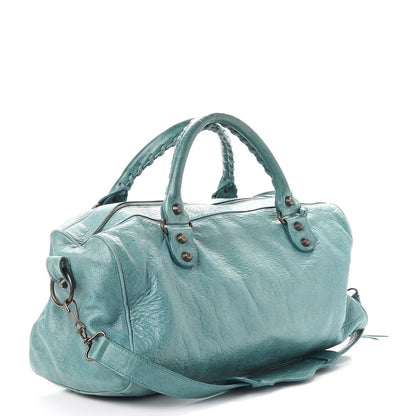 Balenciaga Chevre Classic Hardware Twiggy Aquamarine 3 of 11