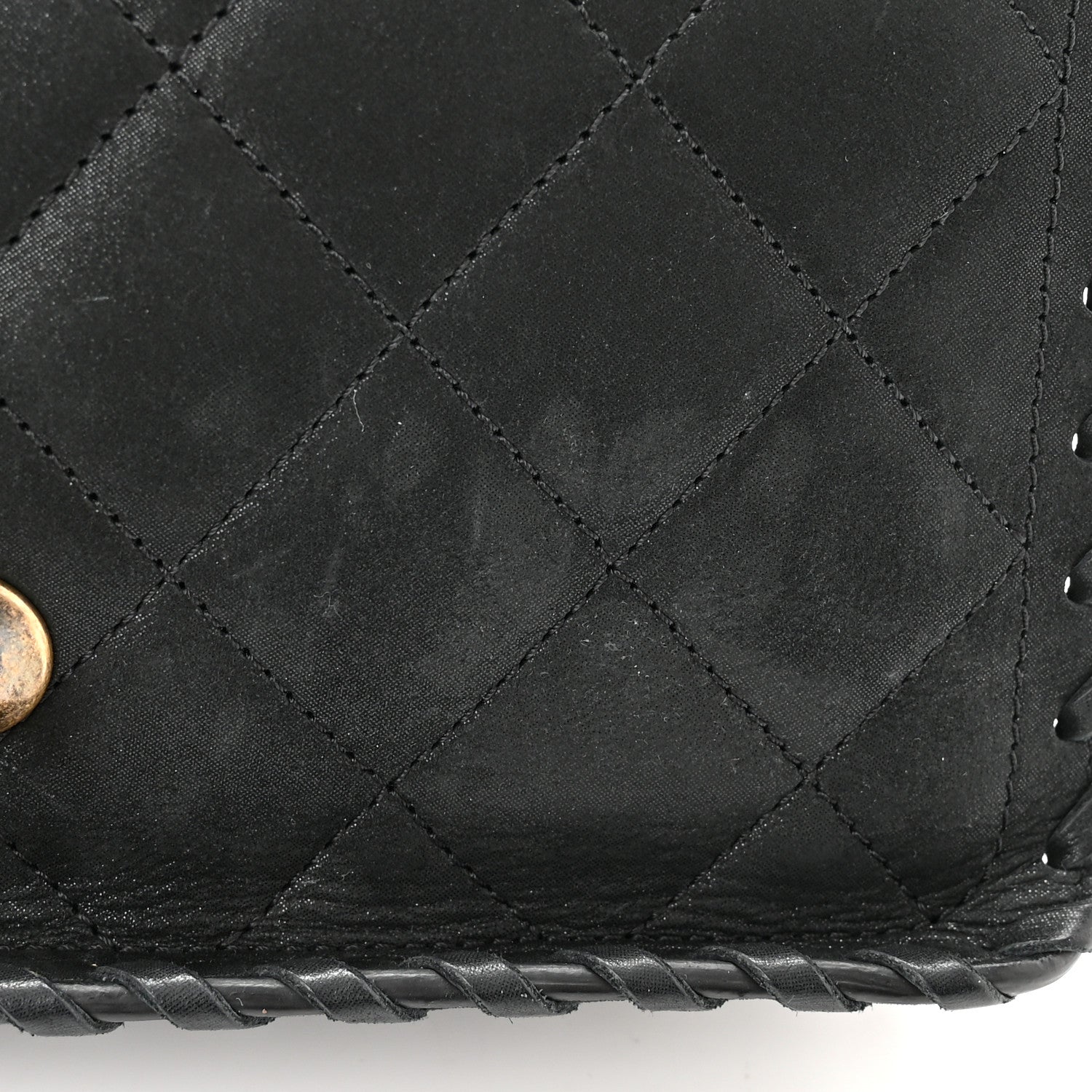 Chanel Iridescent Calfskin Small Happy Stitch Flap Black 14 of 14