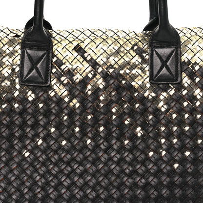 Bottega Veneta Nappa Intrecciato PVC Medium Cabat Black 8 of 10