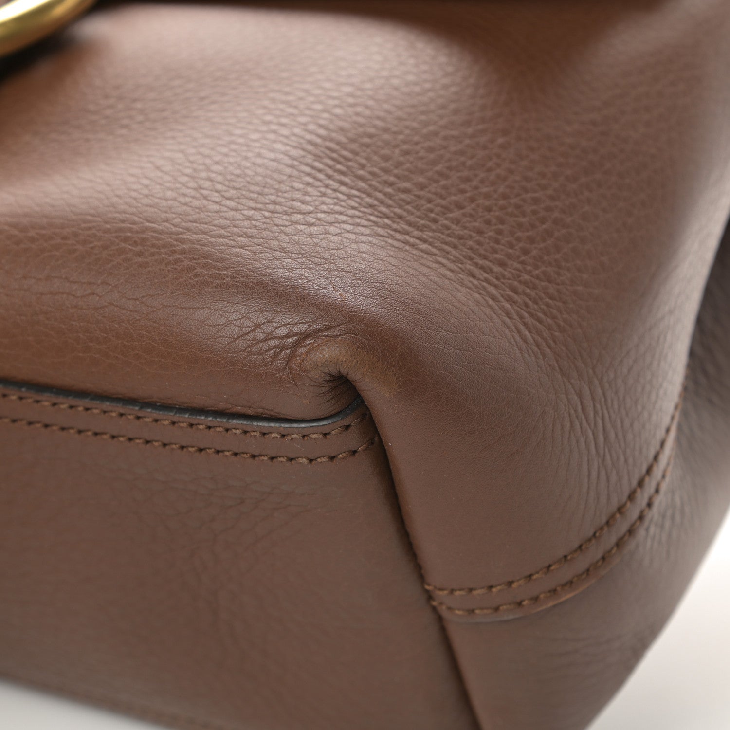 Gucci Cellarius Calfskin GG Marmont Shoulder Bag Nut Brown 10 of 14