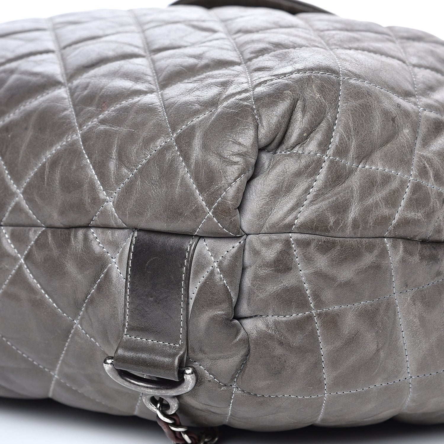 Chanel Iridescent Calfskin Quilted In The Mix Backpack Grey 10 of 27