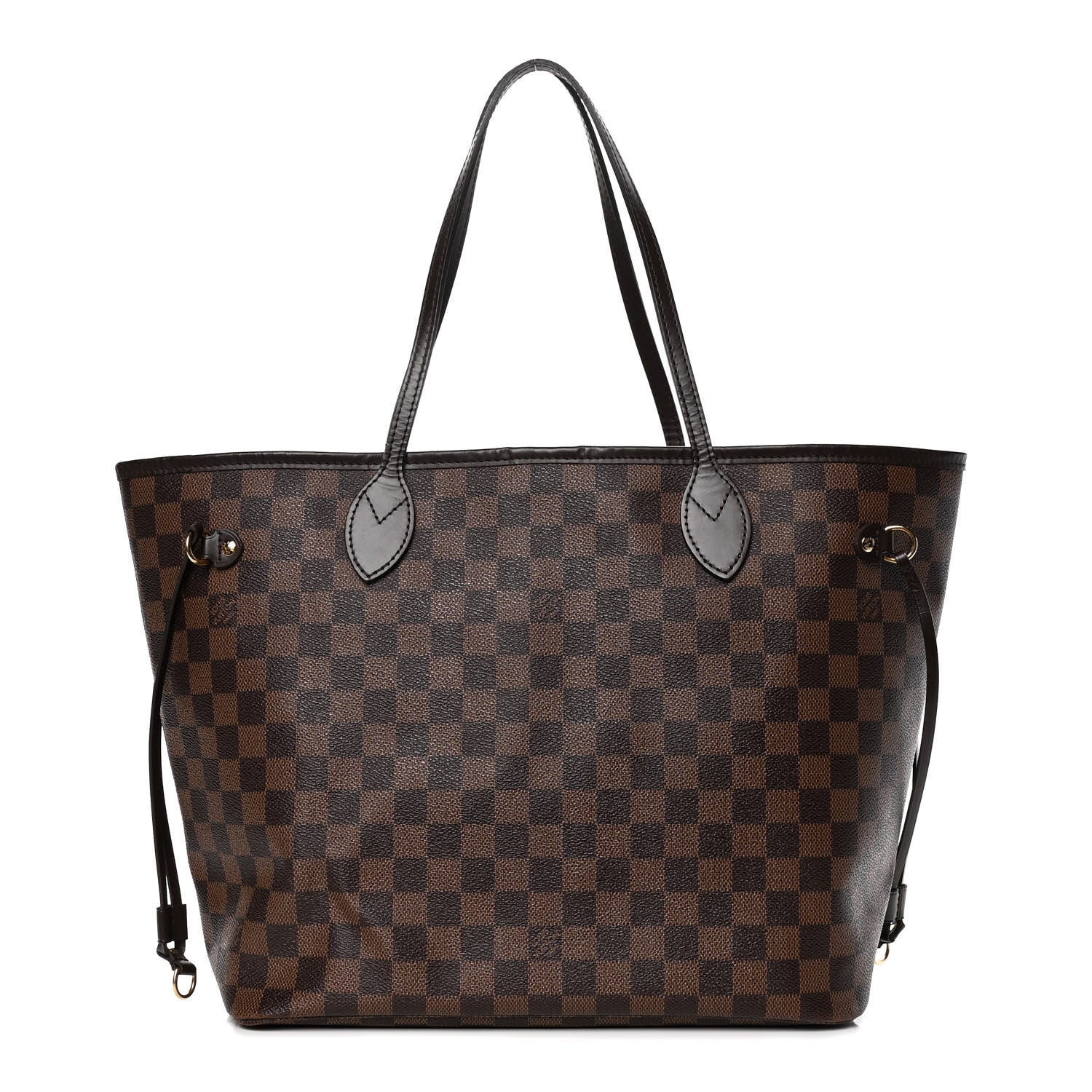 Louis Vuitton Damier Ebene Neo Neverfull MM Rose Ballerine 1 of 5