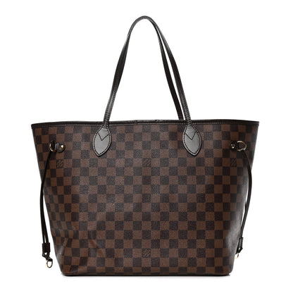 Louis Vuitton Damier Ebene Neo Neverfull MM Rose Ballerine 1 of 5