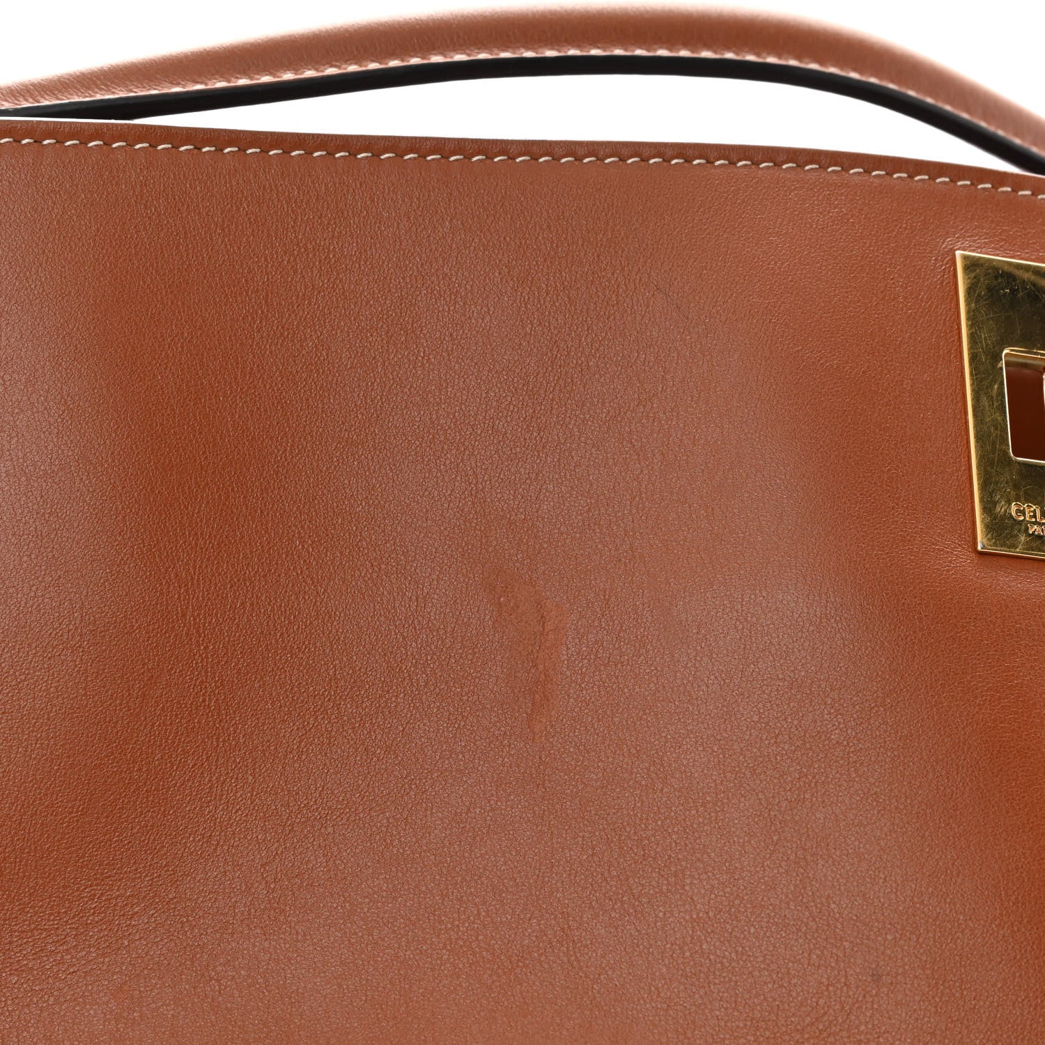 Celine Smooth Calfskin Bucket 16 Bag Tan 13 of 18