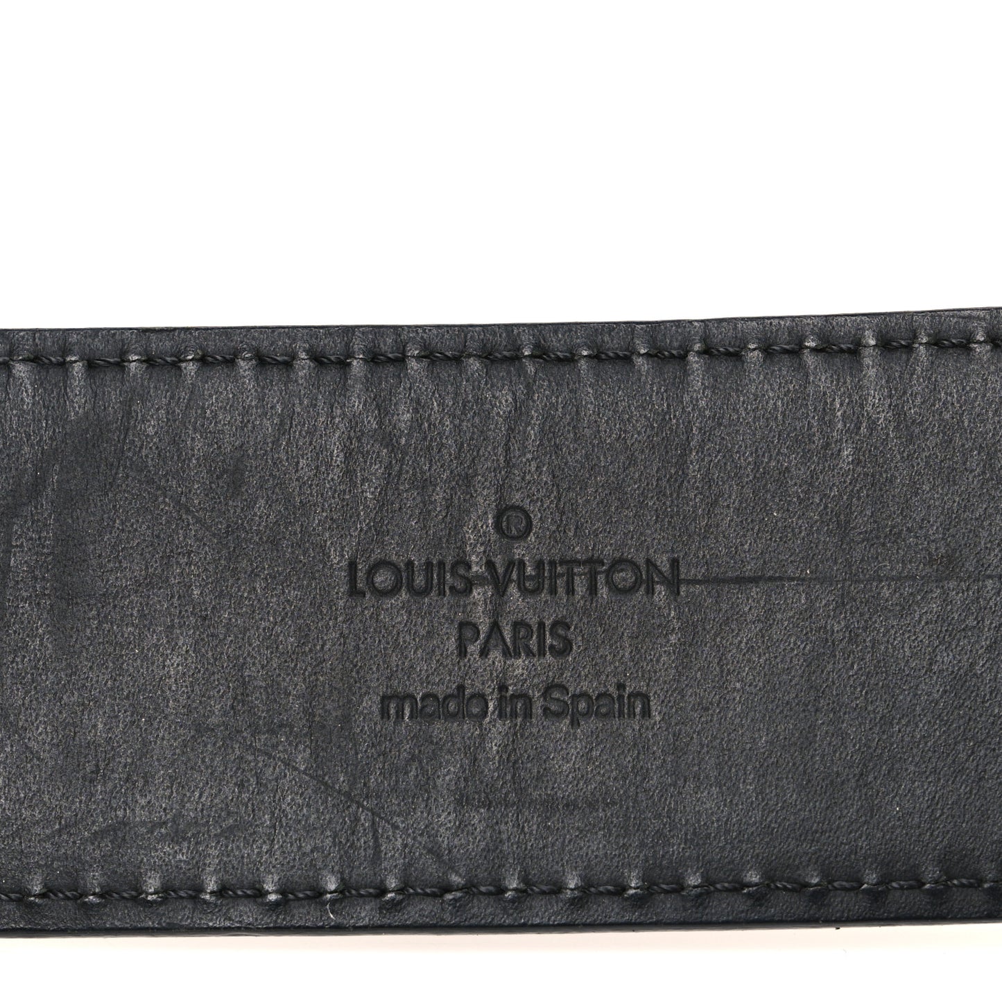 Damier Graphite 40mm LV Initiales Belt 95 38