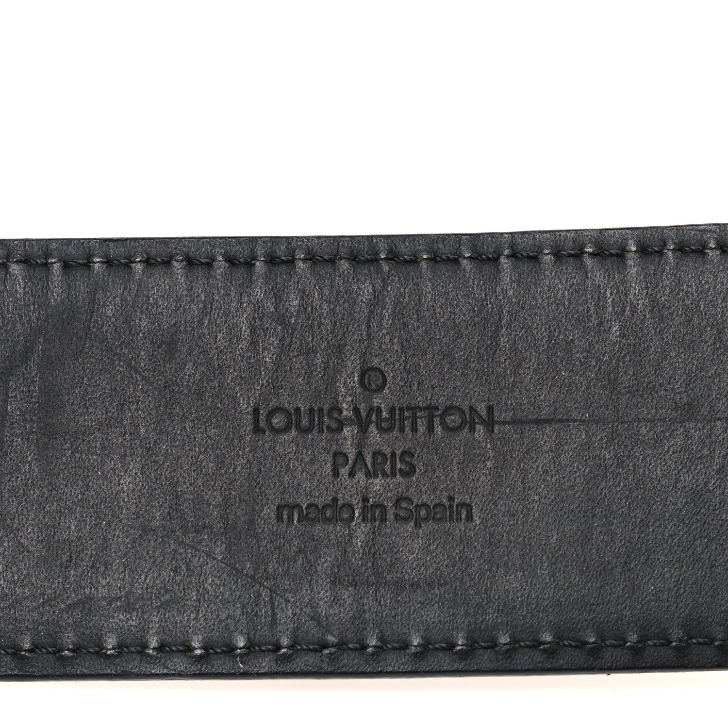Louis Vuitton Damier Graphite 40mm LV Initiales Belt 95 38 5 of 7