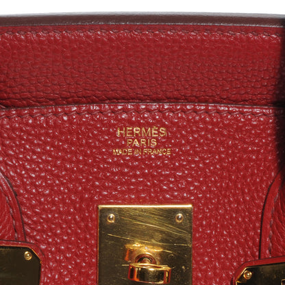 Hermes Togo Birkin 30 Rouge Garance 6 of 10