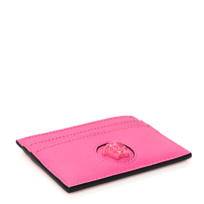Versace Calfskin Medusa Card Holder Pink 4 of 7