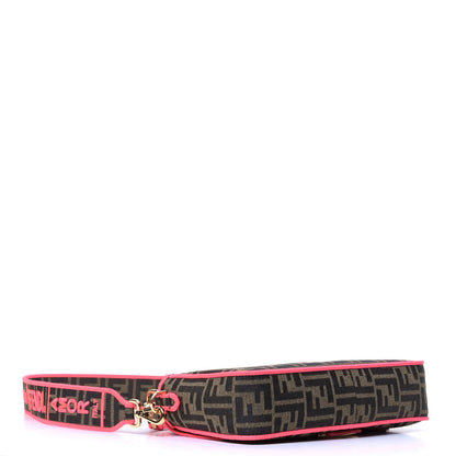 Fendi Fabric Jacquard FF 1974 Baguette Tobacco Moro Fuxia Fluo 3 of 4
