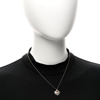Bulgari 18K Rose Gold Carnelian Cuore Heart Pendant Necklace 2 of 5