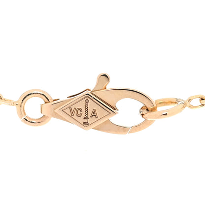 Van Cleef & Arpels 18K Yellow Gold Diamond Mini Frivole Pendant Necklace 3 of 7