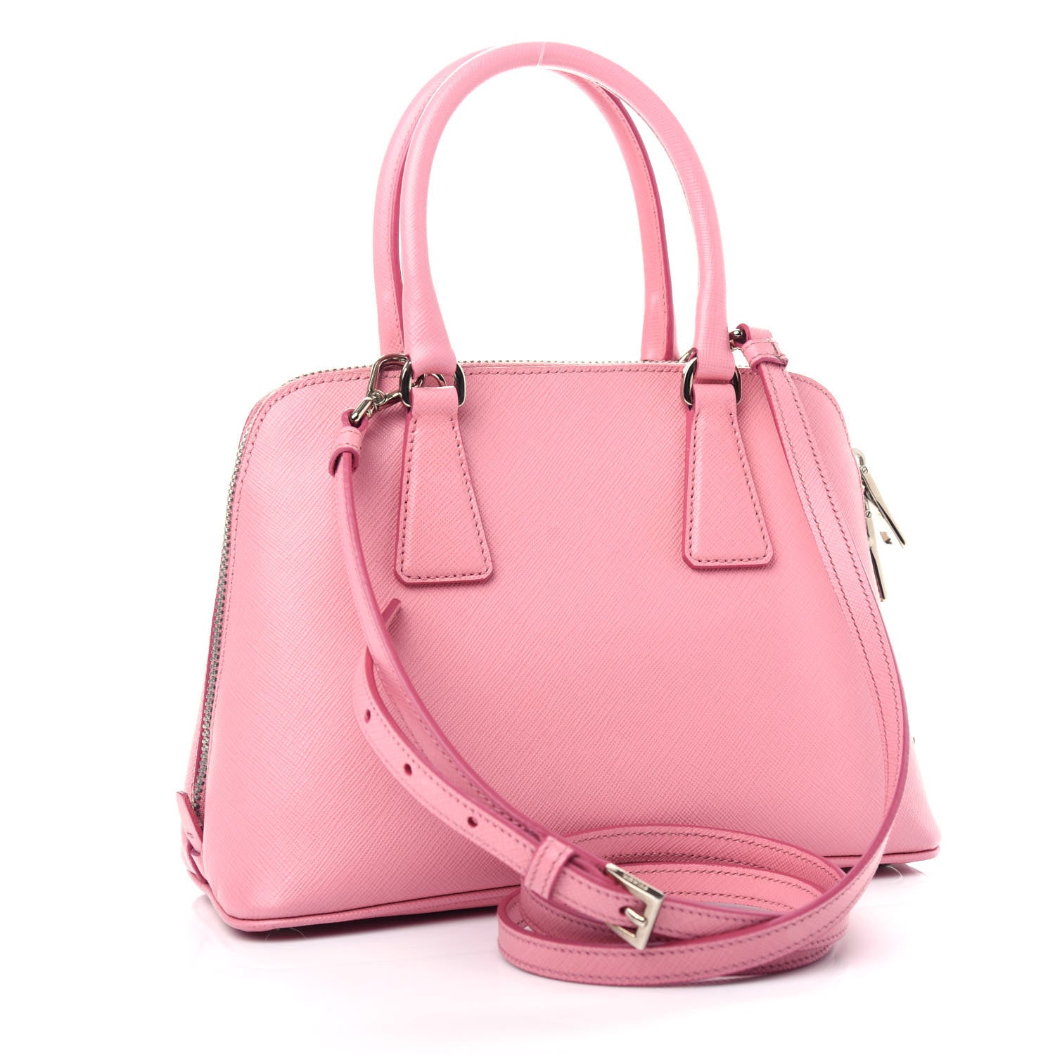 Prada Saffiano Lux Small Promenade Tote Petalo 3 of 10