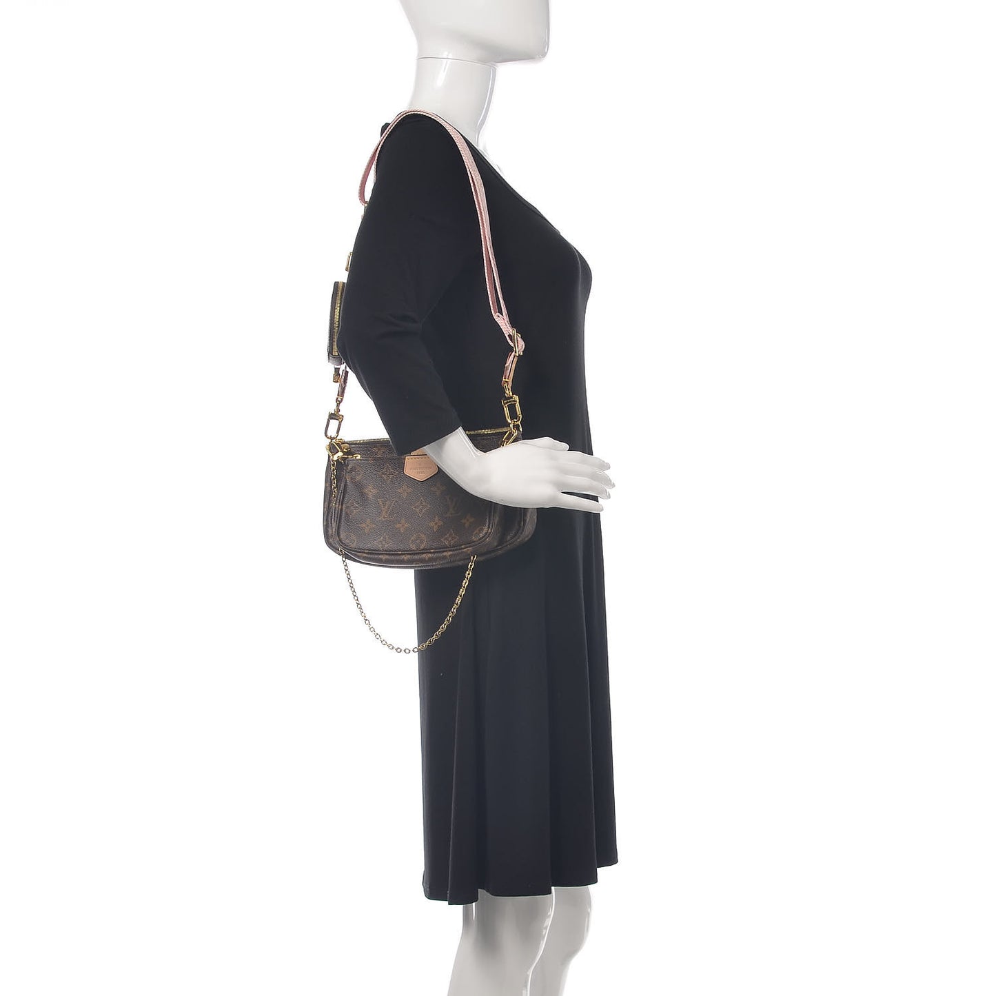 Monogram Multi Pochette Accessories Rose Clair
