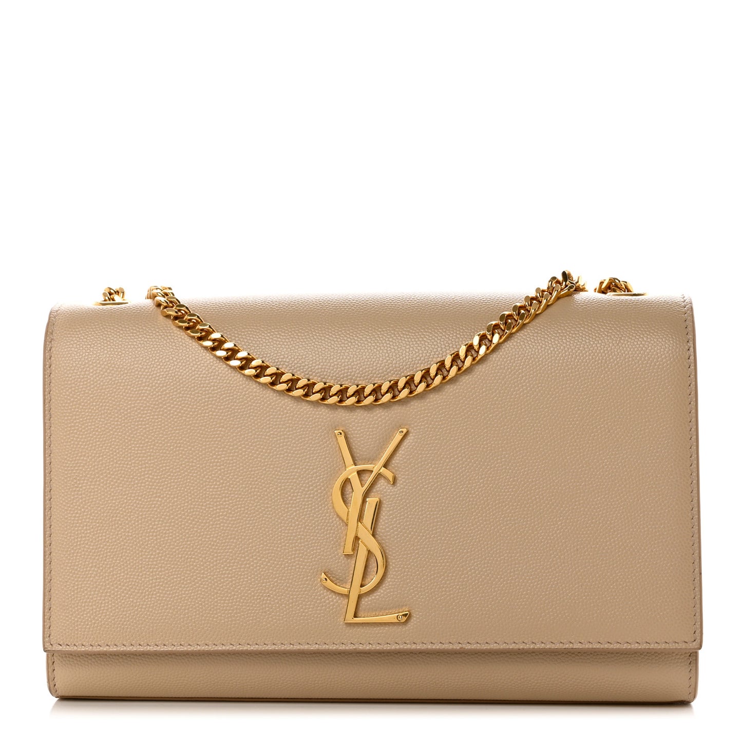 Grain De Poudre Medium Monogram Kate Satchel Nude Powder