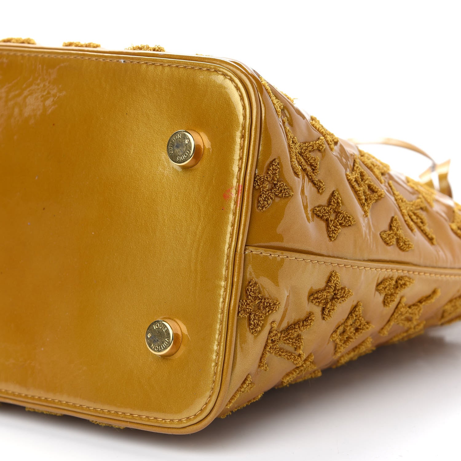 Louis Vuitton Patent Lambskin Fascination Lockit Moutarde 7 of 8