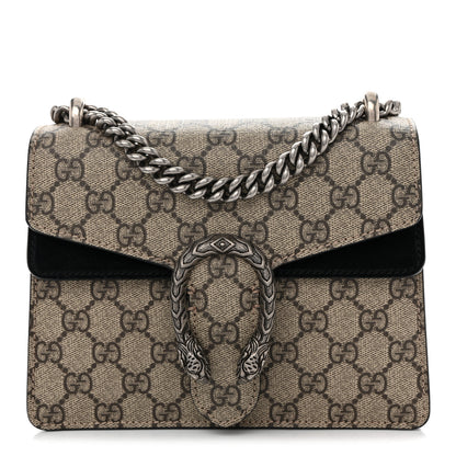 Gucci GG Supreme Monogram Mini Dionysus Shoulder Bag Black 1 of 12