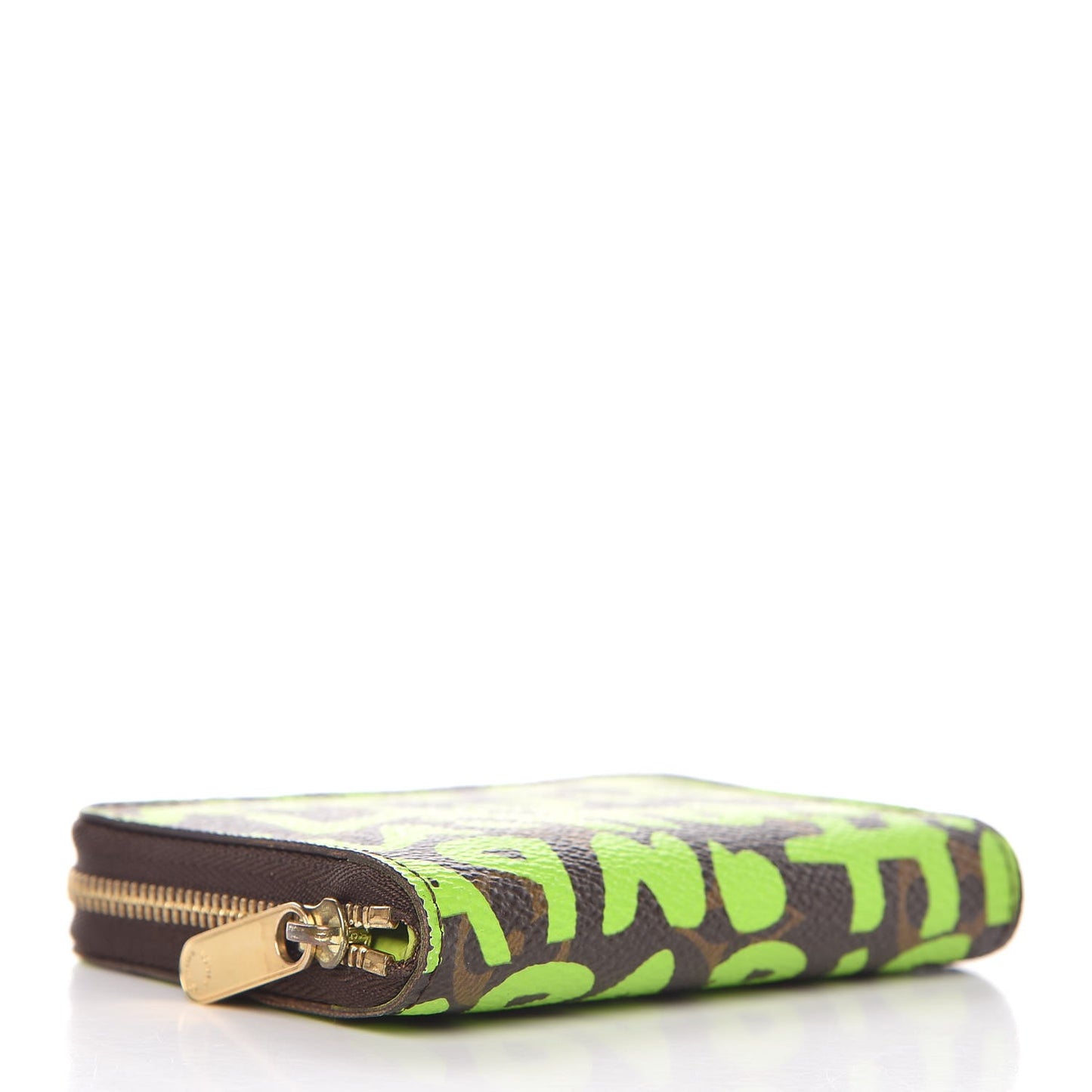 Monogram Graffiti Zippy Coin Purse Wallet Green