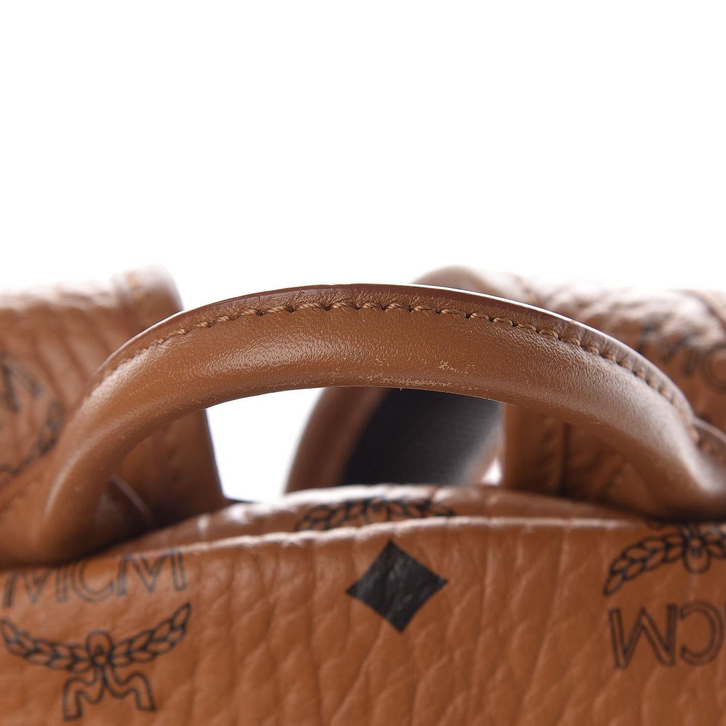 Visetos Small Side Stud Stark Backpack Cognac