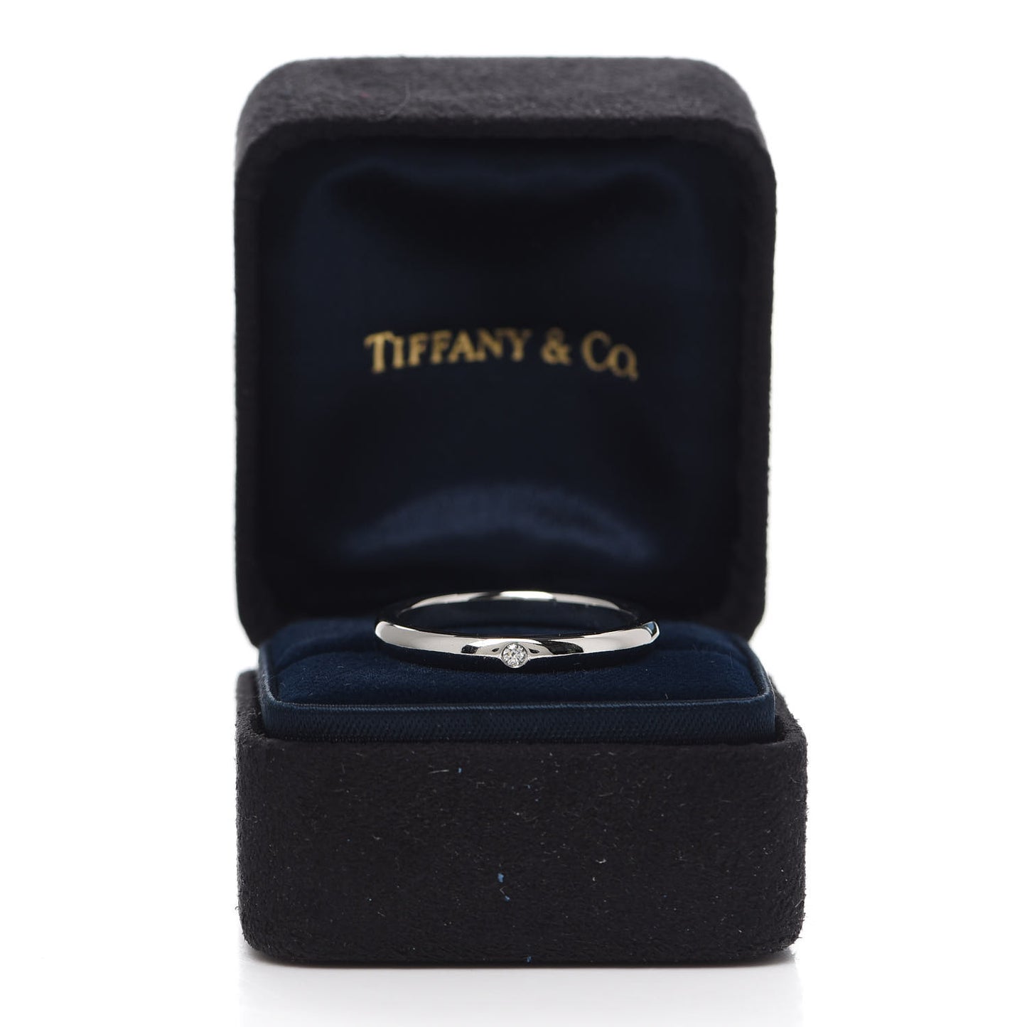 Platinum Diamond Elsa Peretti Band Ring 59 8.75