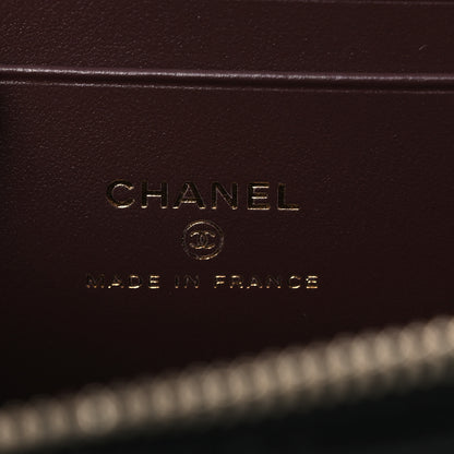 Chanel Caviar Quilted Small Vanity Case With Chain Black Black 6 of 14