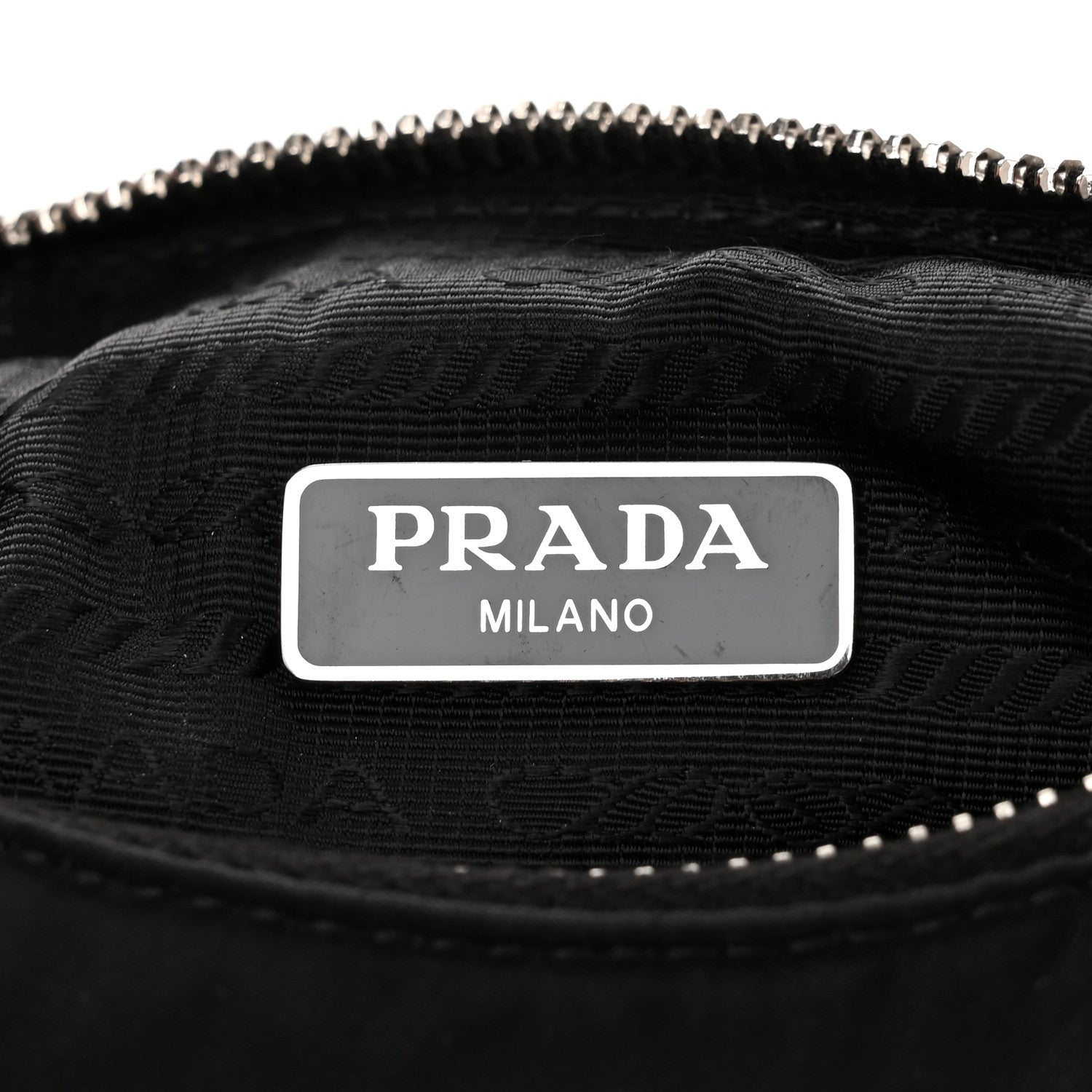 Prada Tessuto Nylon Saffiano Mini Re-Edition 2005 Bag Black 6 of 11