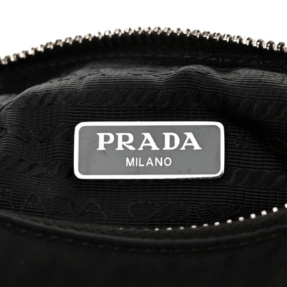 Prada Tessuto Nylon Saffiano Mini Re-Edition 2005 Bag Black 6 of 11