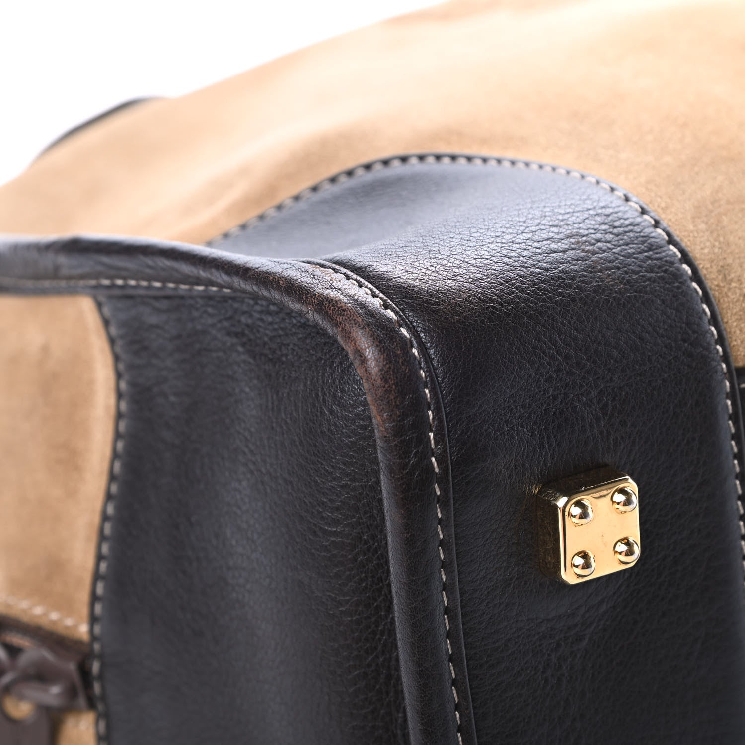 Loewe Suede Calfskin Amazona Brown 8 of 14