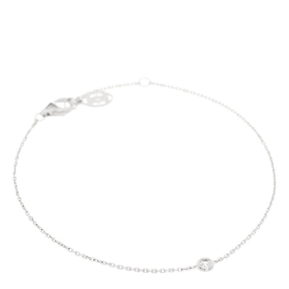Cartier 18K White Gold Diamond XS D'Amour Bracelet 1 of 4