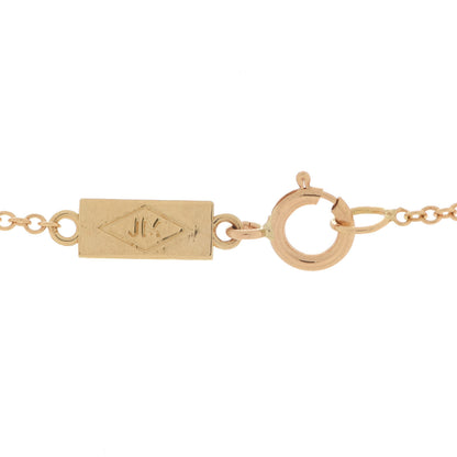 Jennifer Meyer 18K Yellow Gold Diamond Open Circle Necklace 7 of 7