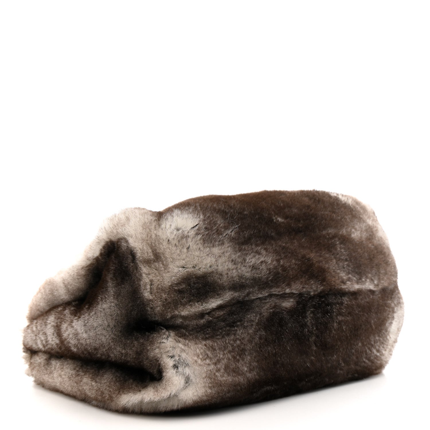 Jimmy Choo Chinchilla Fur Ramona White Grey 4 of 11